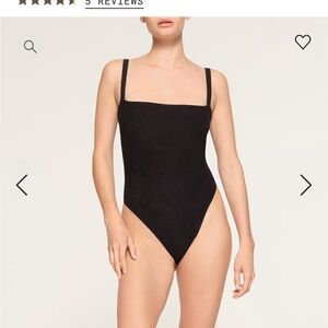 Skims seamless terry bodysuit